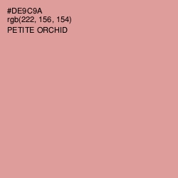 #DE9C9A - Petite Orchid Color Image